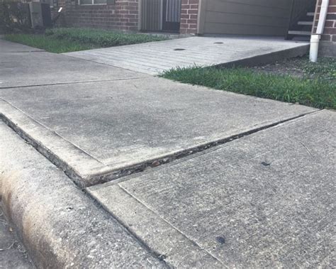 Concrete Lifting Houston Before And After Photos Of Concrete Leveling
