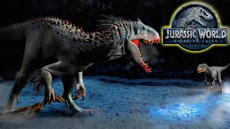 Blue Vs El Indoraptor Amigos O Enemigos Jurassic World 2 Fallen