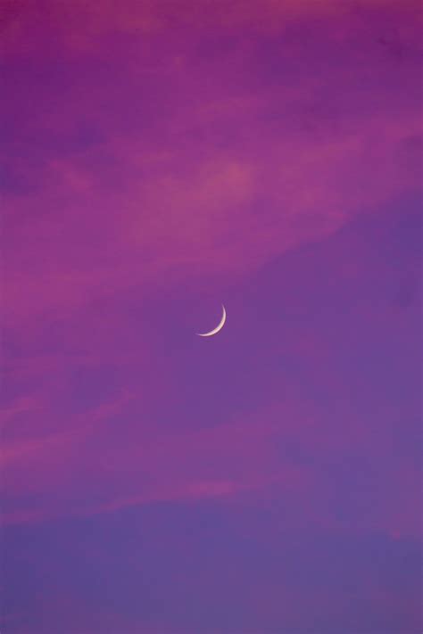 Soft Purple Moon Sunset Iphone Wallpaper In 2021 Sunset Iphone