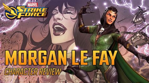 Morgan Le Fay Character Review Marvel Strike Force Youtube