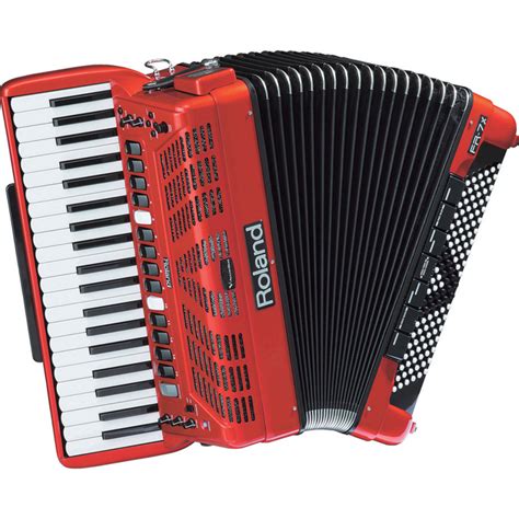 Roland FR 7X V Accordion Red At Gear4music