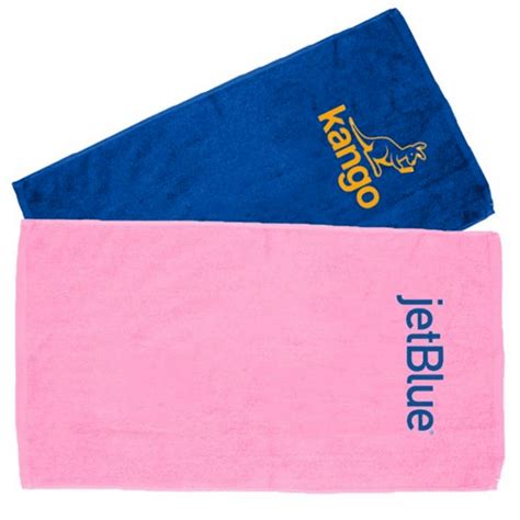 Promotional 30 X 60 Velour Beach Towel W Custom Imprint Beach Towels