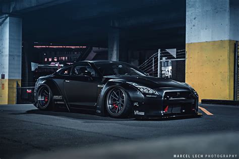 Black Liberty Walk Gt R Front Side Angle 2 Gallery Nissan Gtr