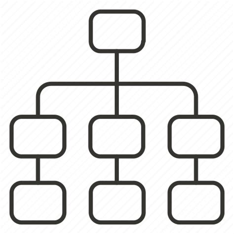 Business Hierarchy Network Organization Structure Icon