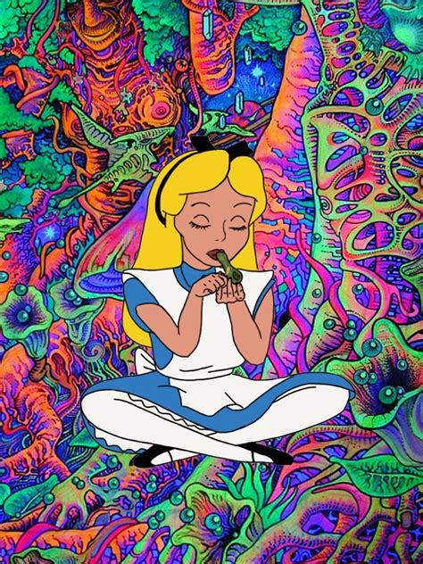 Alice In Wonderland Psychedelic Aesthetic Smoking Weed Trip In 2019