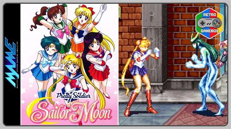 Pretty Soldier Sailor Moon Mame Game Arcade Gameplay Full Walkthrough Youtube