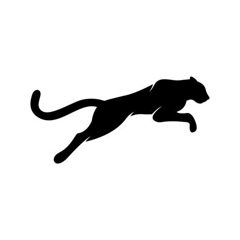 Panther Silhouette Vector Art Icons And Graphics For Free Download