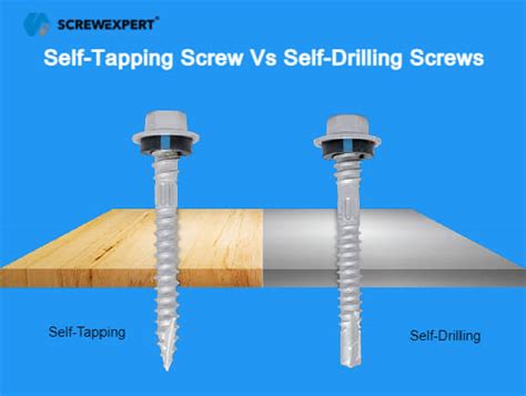 Self Tapping Vs Self Drilling Screws Screw Expert