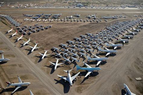 Inside The Plane Graveyard Storing Nearly 300 Jets Grounded By
