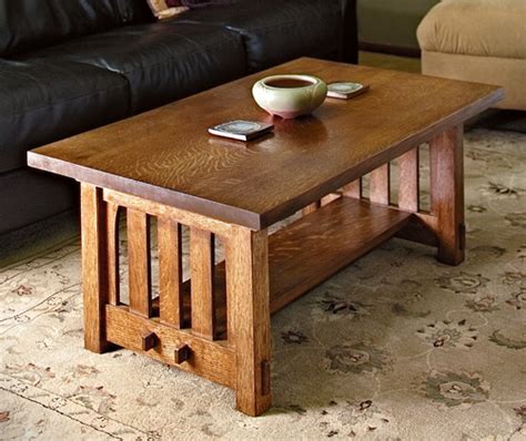 For those looking for a small coffee table that will fit in their living room without taking too much space and looking out of place, this oak contrast coffee table is a great solution. Mission Style Furniture Woodworking Plans - Easy DIY ...
