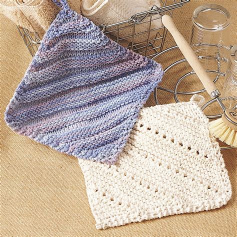 Bernat Eyelet And Ridge Dishcloth Yarnspirations Knit Dishcloth