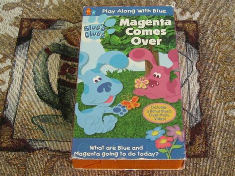 Blues Cluesmagenta Comes Overnick Jr Vhs Videokids Learn About