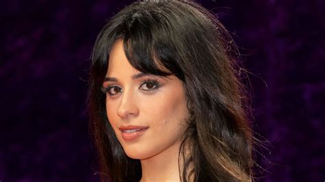 camila cabello stuns in figure hugging slinky dress with very cheeky detail hello