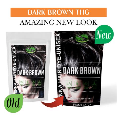 Dark Brown Henna Hair Dye L The Henna Guys® L Henna Hair Color