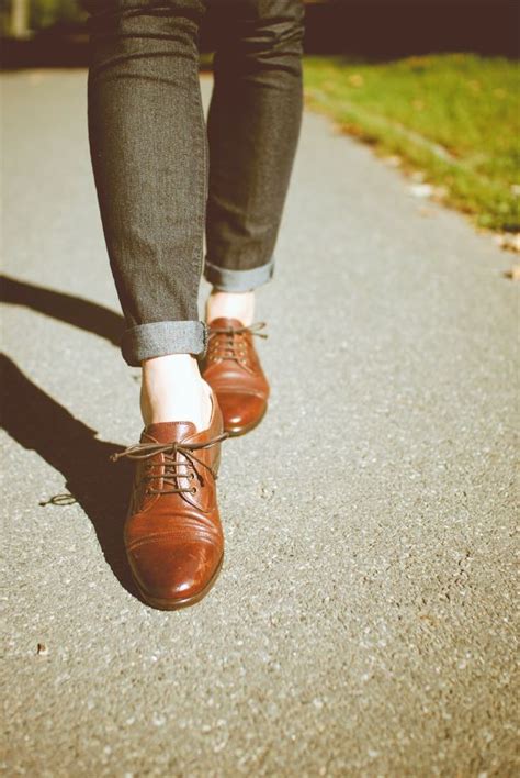 480 Best How To Wear It Brown Leather Oxfords Images On Pinterest I