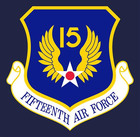 Usaf 15th Air Force Insignia Photograph By Keith Webber Jr Pixels