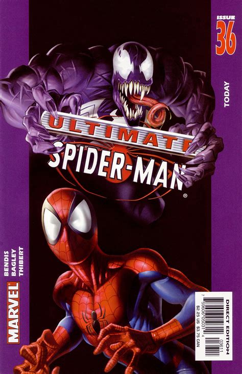 Ultimate Spider Man Vol1 36 By Mark Bagley Venom Ultimate Spiderman Spiderman Comic