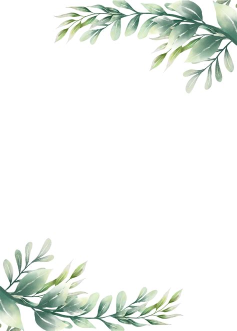 Green Watercolor Leaves 11660324 Png