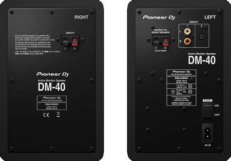 Pioneer Dj Dm 40 4in Active Desktop Monitors Pair Black Dm 40
