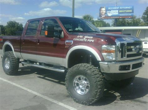 Lookn 4 Pics Of F350 With 8 Lift And 38 Tires Ford Powerstroke