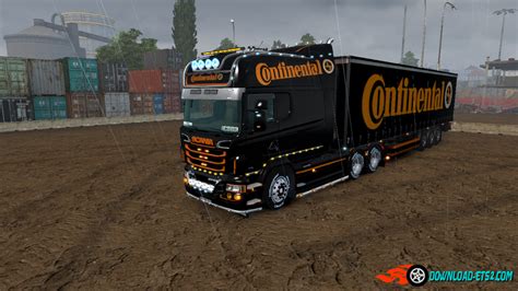 Continental Skin For Scania Rs Exc Longline Rjl Trailer Ets