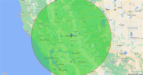 100 Mile Radius Scribble Maps