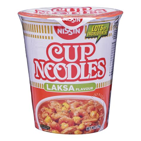 Nissin Instant Cup Noodles Laksa Ntuc Fairprice
