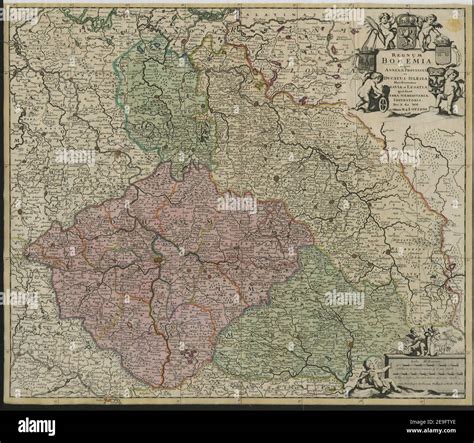 Regnum Bohemia Map Information Title Regnum Bohemia 89 3 Place Of Publication [amsterdam