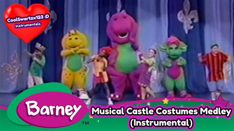 Barney Musical Castle Costumes Medley Instrumental Youtube