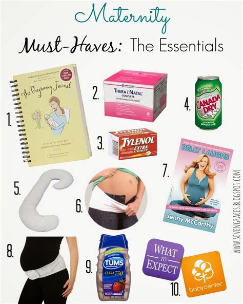 Seven Graces Pregnancy 101 Must Have Essentials