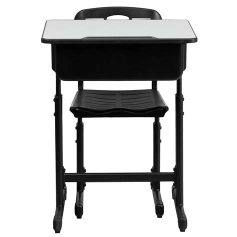Buy Flash Furniture Adjustable Height Student Desk And Chair With Black