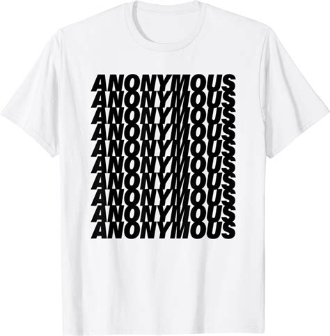 anonymous repeat funny t shirt uk clothing