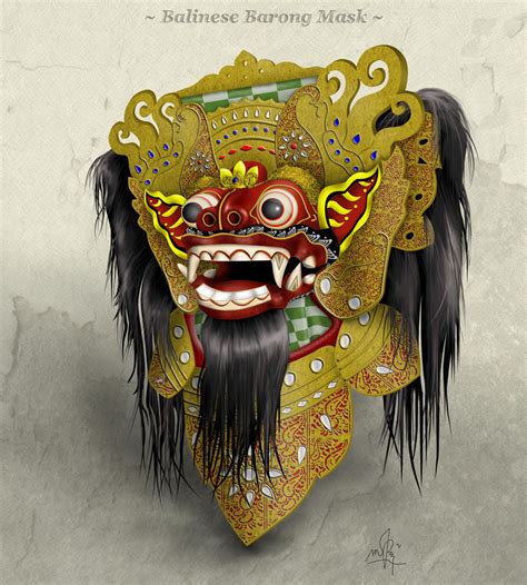 Balinese Barong Mask By Faqeeh On Deviantart