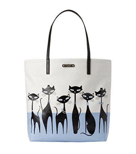 Kate Spade Jazz Cats Jazz Things Up Bon Shopper Tote Bag Multi Handbag