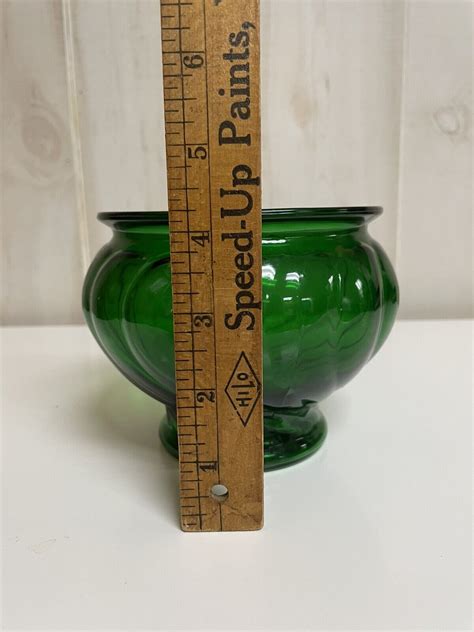 vintage napco emerald green glass vase cleveland ohio usa 1191 ebay