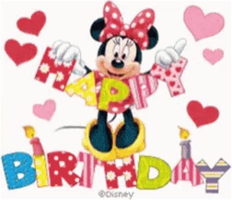 Minnie Mouse Happy Birthday GIF - Minnie Mouse Happy Birthday Disney