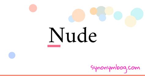 Synonym For Nude