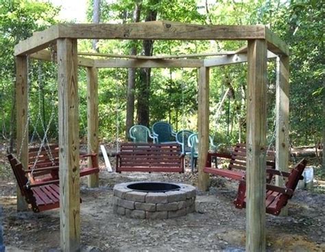 32 Wonderful Ideas Porch Swing Fire Pit For Your Garden Fire Pit