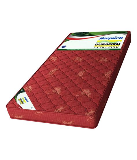 Shop mattresses for a great selection including classic series, performance series, innovation series, and memory foam. Sleepwell King Size Durafirm Spinecare Red Mattress ...