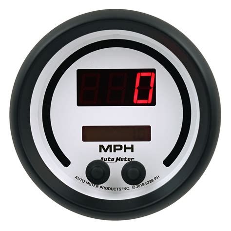 Auto Meter Elite Digital 260 Mph Programmable Speedometer Quadratec