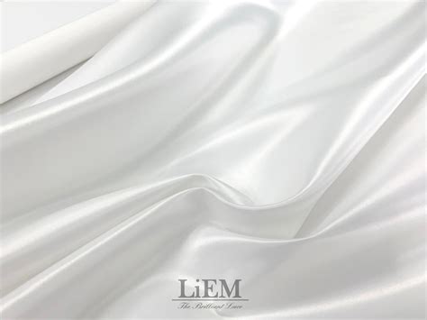Satin Fabric White Bridal Fabric For Wedding And Interior Etsy