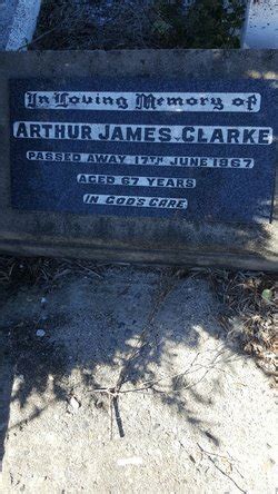 Arthur James Clarke Unknown Find A Grave Memorial