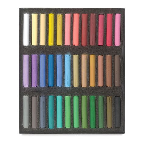 Blockx Soft Pastel Set Assorted Colors Set Of 36 Blick Art Materials