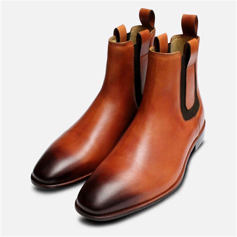 Pull on our original 2976, or go bold with a seasonal platform. Tan Leather Mens Brown Chelsea Boots | eBay