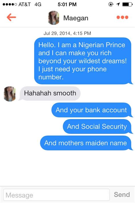 Maybe you would like to learn more about one of these? Tinder Pick up Lines that will get you laid (+Screenshots ...
