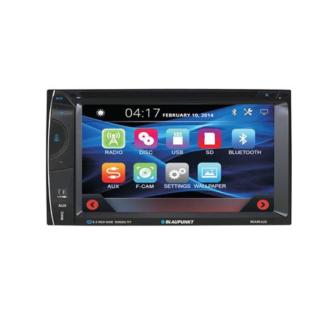 Blaupunkt Car Audio Double Din 62 Touchscreen Lcd Dvd Cd Mp3