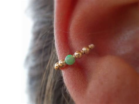 Gold Filled Conch Helix Cartilage Hoop Ring Piercing