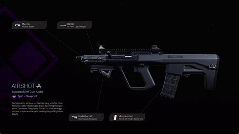 Airshot Cod Warzone And Modern Warfare Weapon Blueprint Call Of Duty