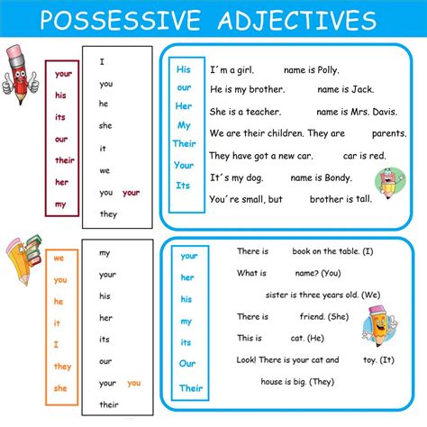 Ficha De Possessive Adjective Para Grade The Best Porn Website