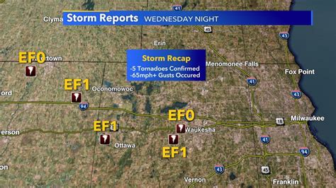 Waukesha County Tornado Confirmed 5th In Se Wisconsin